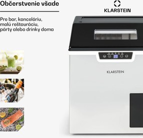 Klarstein Icefestival Cube, výrobník ľadu, 195 W, nádrž 1,9 l, 20 kg/24 h
