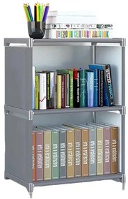 Kancelársky DIY regál 3 police šedý Kov/Plast Sivá