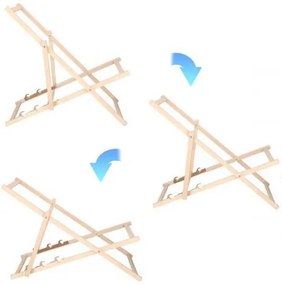 Drevené lehátko SPRINGOS DC0010 DSWY