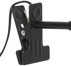Nordlux - Lampa s klipom MATIS 1xE27/15W/230V čierna