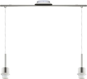 Brilagi - LED luster na lanku NUBILA 2xE27/60W/230V antracit