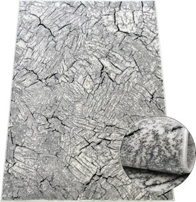 Koberec Miami Plus 0300 sivý obdĺžnikový – vzorovaný Rozmer: 280x370 cm