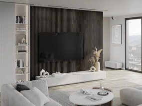 Mexen Lam-B, akustické stenové lamely 275 × 30 cm, HDF doska 4 mm, technická dyha, orech striebristý, S100-275307-3015-009