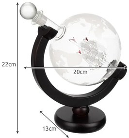 Dekantér na whisky s pohárikmi - YBS001