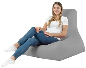 Kreslo Bali ekokoža svetlosivé