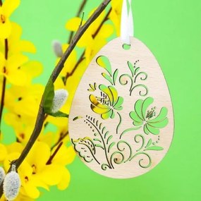 Veľkonočná kraslica z dreva