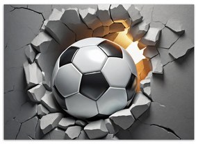Gario Obraz na plátne Futbal 3D Rozmery: 100 x 70 cm