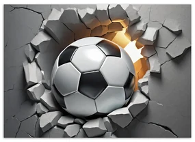 Gario Obraz na plátne Futbal 3D Rozmery: 90 x 60 cm