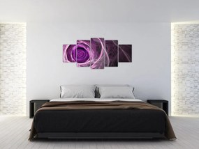 Abstraktný ruže - obraz
