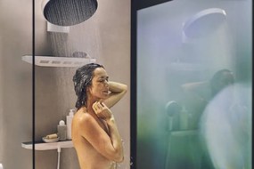 Hansgrohe Rainfinity, hlavová sprcha 360 1jet s pripojením na stenu, matná biela, HAN-26230700