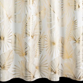 EUROFIRANY ZATEMŇOVACÍ ZÁVES NA KRÚŽKOCH ZARIA 140X250 CM LISTY