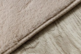 Protišmykový koberec POSH Shaggy camel, béžový plyš