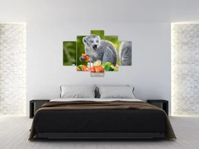Obraz lemura (150x105 cm)