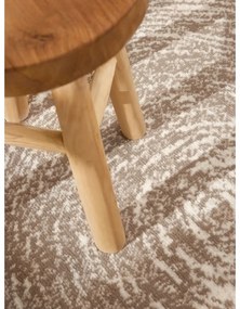 Béžovo-krémový okrúhly koberec ø 120 cm Gloria Cavallo – Hanse Home