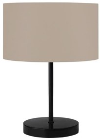 Stolná lampa AYD 1xE27/40W/230V béžová/čierna