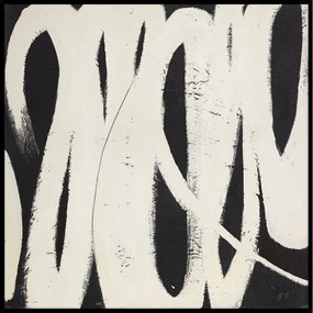 Ručne maľovaný obraz 100x100 cm Spinning Around – Malerifabrikken