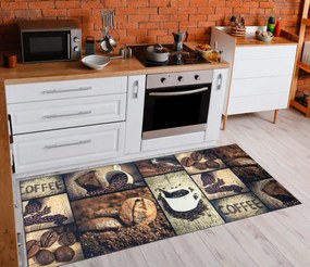 Protišmykový koberec / behúň ANDRE 50090 hnedý