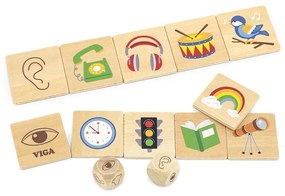 Drevené puzzle Zmysly Viga