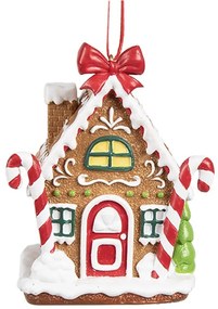 Závesná ozdoba perníková chalúpka Gingerbread House - 7*5*9 cm