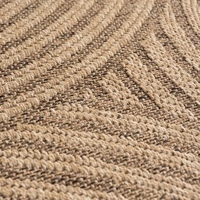 Hnedý vnútorný a vonkajší koberec 80x150 cm Timber 1401 – Ayyildiz Carpets