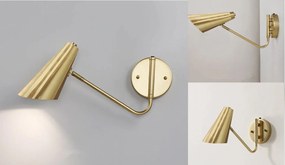 Toolight Toolight, nástenné svietidlo 1xE27 APP1138-1W, zlatá, OSW-14002