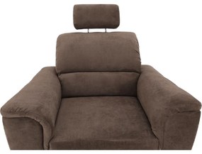 Tempo Kondela Kreslo, hnedá látka, SANTIAGO