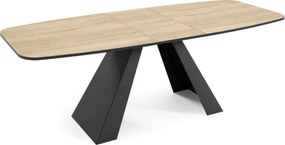 Dizajnový rozkladací jedálenský stôl TYRON Rozmer stola: veľkosť-160cm