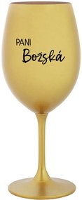 PANI BOŽSKÁ - zlatý pohár na víno 350 ml