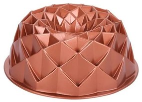 Forma na bábovku KITCHISIMO 24 cm diamant/medená