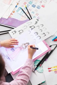 Artissimo – XXL návrhárska dielňa s LED svetelnou podložkou – trendy outfity