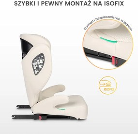 Autosedačka CARETERO BREEZY FIX BEIGE (100-150cm)