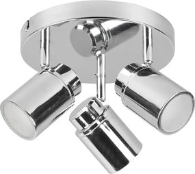 Kovové bodové svietidlo v lesklej striebornej farbe Angelo - Trio