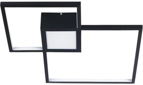 Stropné svietidlo „Square Black", 54 x 54 x 8 cm