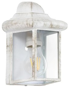 Rabalux 8753 - Vonkajšie nástenné svietidlo NORVICH 1xE27/60W/230V IP43 biela