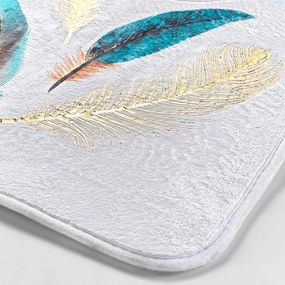 Biela WC kúpeľňová predložka 45x45 cm Plumiss – douceur d'intérieur