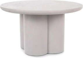 Konferenčný stolík Rosalia 80 cm svetlo sivý