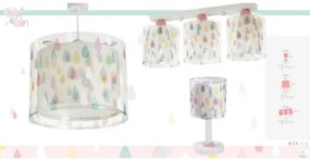 Dalber D-41431 - Detská lampička COLOR RAIN 1xE14/40W/230V
