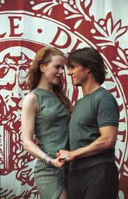 Fotografia Comedians Nicole Kidman and Tom Cruise in Venice in 1999