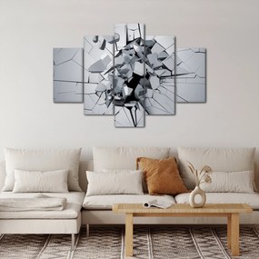 Obraz abstrakcie 3D (150x105 cm)