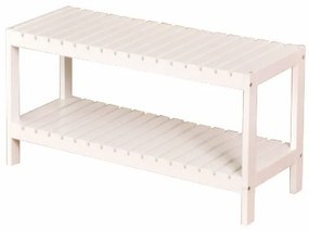 Botník s lavicou Adita Typ 1 - biela