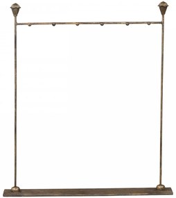 Bronzová antik závesná šperkovnica na šperky a retiazky - 33*6*37 cm