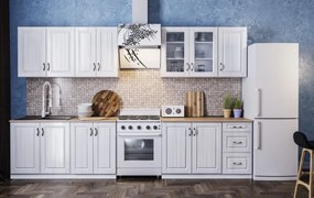 Kuchynská zostava 260 PARIS, biele drevo