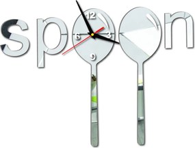 Štýlové nástenné hodiny - Boston: Čierna Ral 9005 Čierne ručičky 3150-15186 X0084-Trendige Wanduhr HEU-