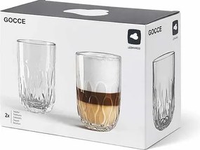 Leonardo poháre na latte Gocce3 390 ml 2 ks