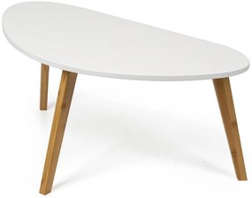 Noela Odkladací stolík SCANDIA 85 biely