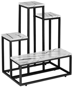 Stojan na kvety ANTIRES biely mramor