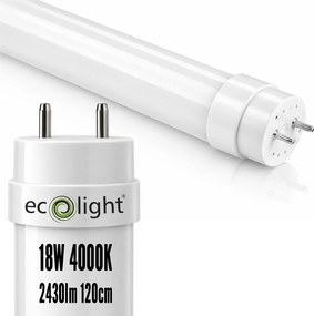 BERGE LED trubica - T8 - 18W - 120cm - high lumen - 2340lm - neutrálna biela
