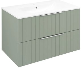 Sapho Sapho, CIRASA umývadlová skrinka 79,8x52x46cm, verde strip, CR801-4444S