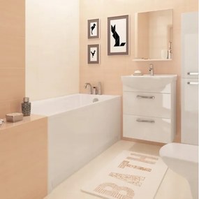 Cersanit Flavia akrylátová vaňa 160x70cm, biela, S301-106