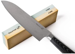 Sada nožov G21 Damascus Premium v bambusovom bloku 5 ks + brúsny kameň 6002299